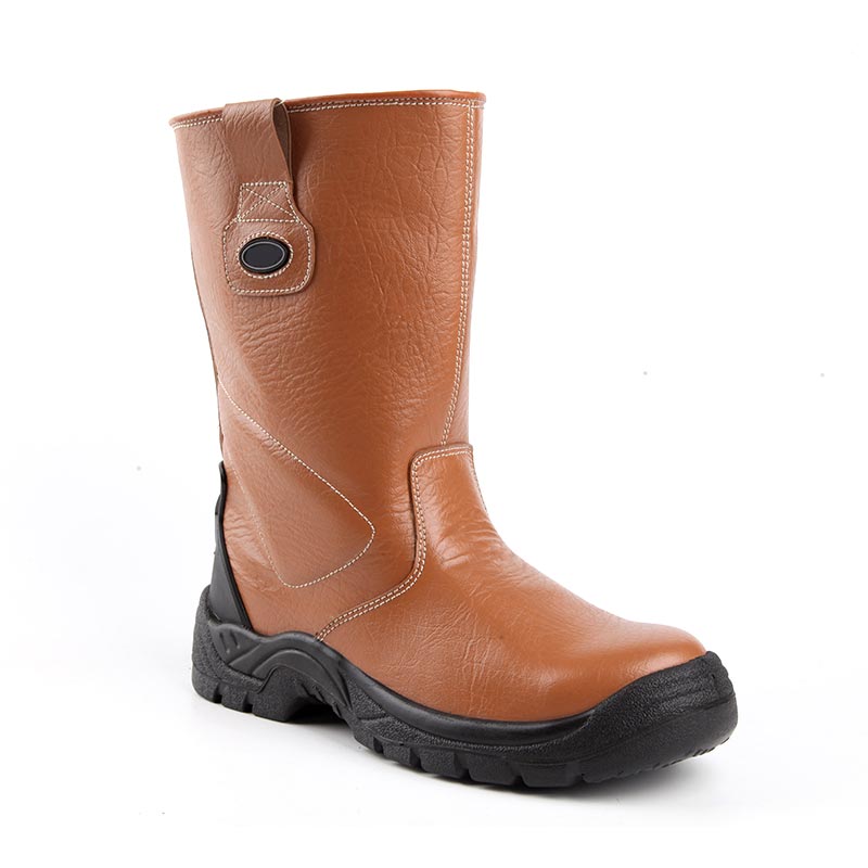 Wasserdichte Bauarbeitsstiefel aus Action-geprägtem Leder